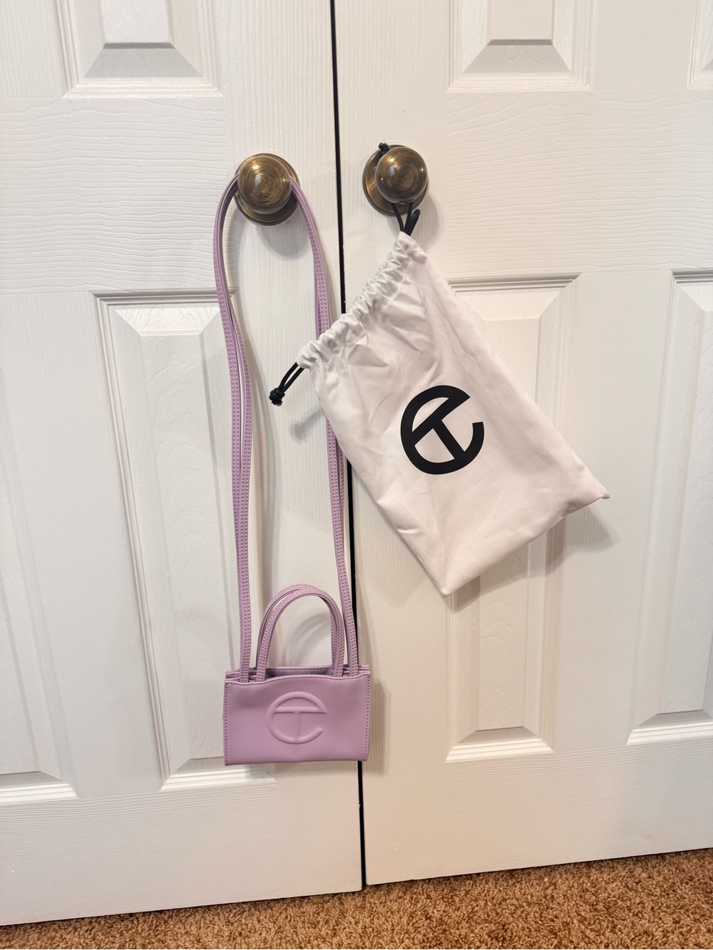 Telfar Small Lilac Shopping Bag